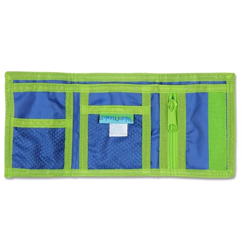 Stephen Joseph, Kids Unisex Wallet, Toddler Wallet for Boys and Girls with Applique Designs, Screen Printed Zippered Coin Pocket, Shark3