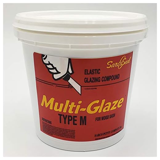 Quart of Sarco Type M Glazing Putty