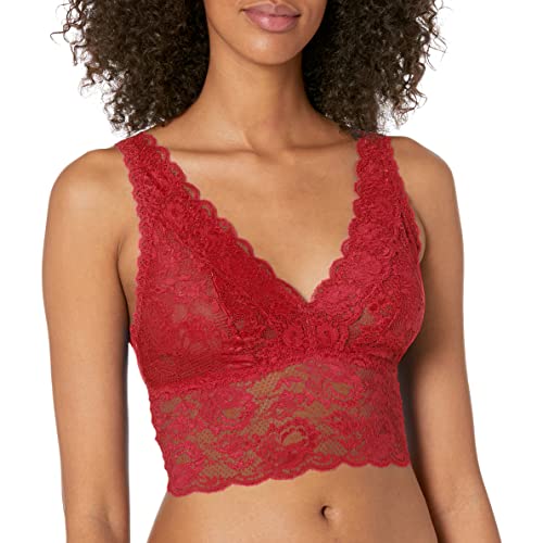 Cosabella Sutiã feminino Say Never Plungie Longline, Vermelho mÃstico, P