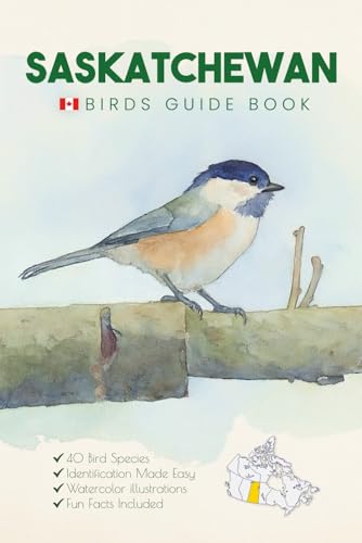 Saskatchewan Birds Guide Book. A Canada Bird Identification Field Guide and Pocket Book for Young Birdwatchers and Ornithologists