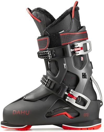 DAHU Ecorce 01 M120 Herren Skischuhe (280/285 EU 44, Basalt Black-Black-Red)