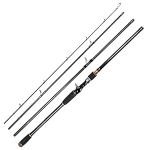 2,1 m 2,4 m 2,7 m 3,0 m 4 SEC High-Carbon Spinning Lokhengel Zee Hengel Spinning Vis Pole Visgerei (Kleur: Spinning, Maat: 2,4 M) (Gooien 2,7 m)