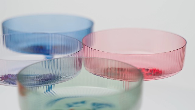 Amazon.com: Khen Ribbed Vintage Art Deco Coupe Glasses