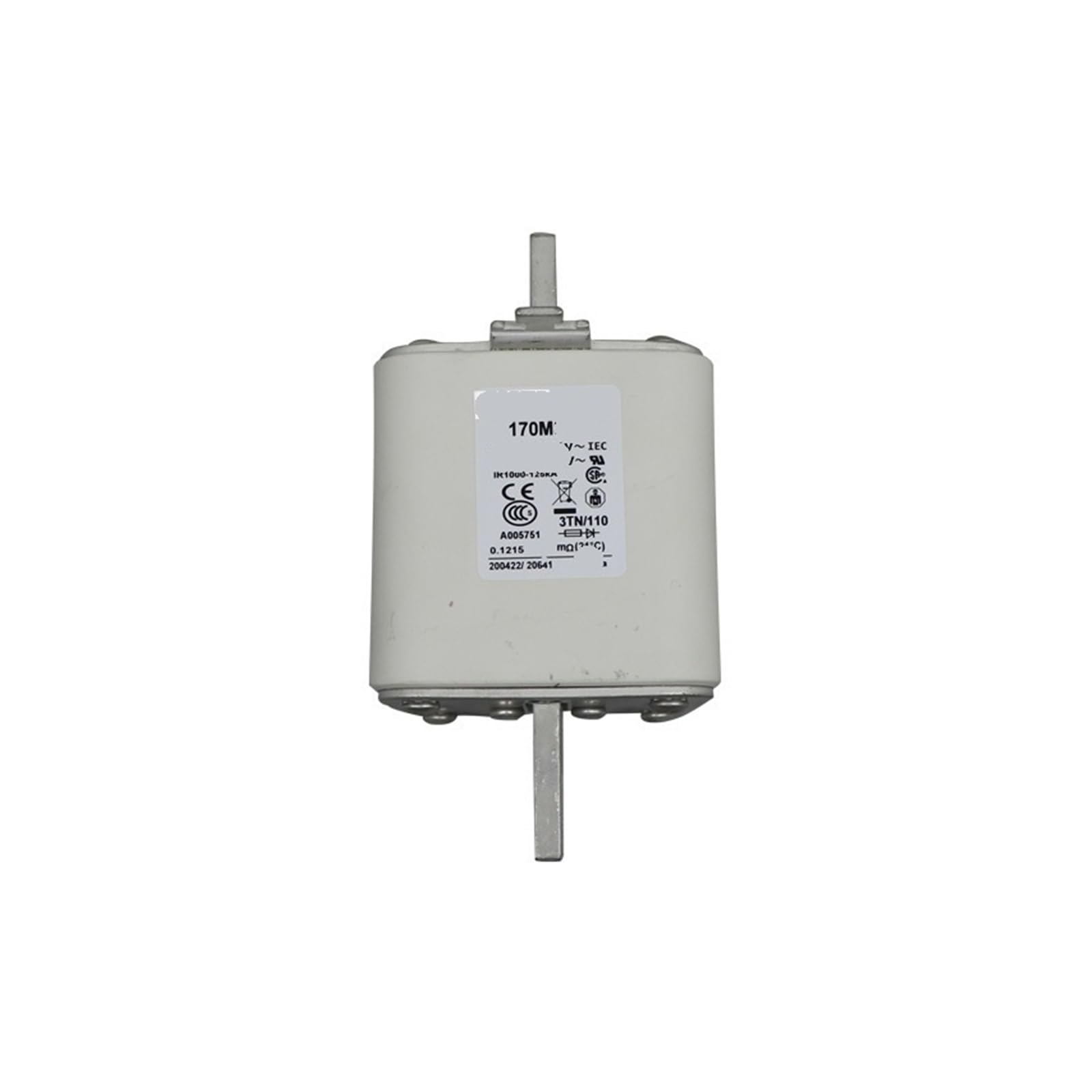 Fusible 170M8639 en céramique basse tension de haute précision pour armoire