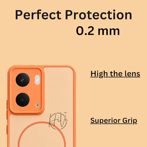 Image of Protective Back Cover for REALME P3 5G (Orange)