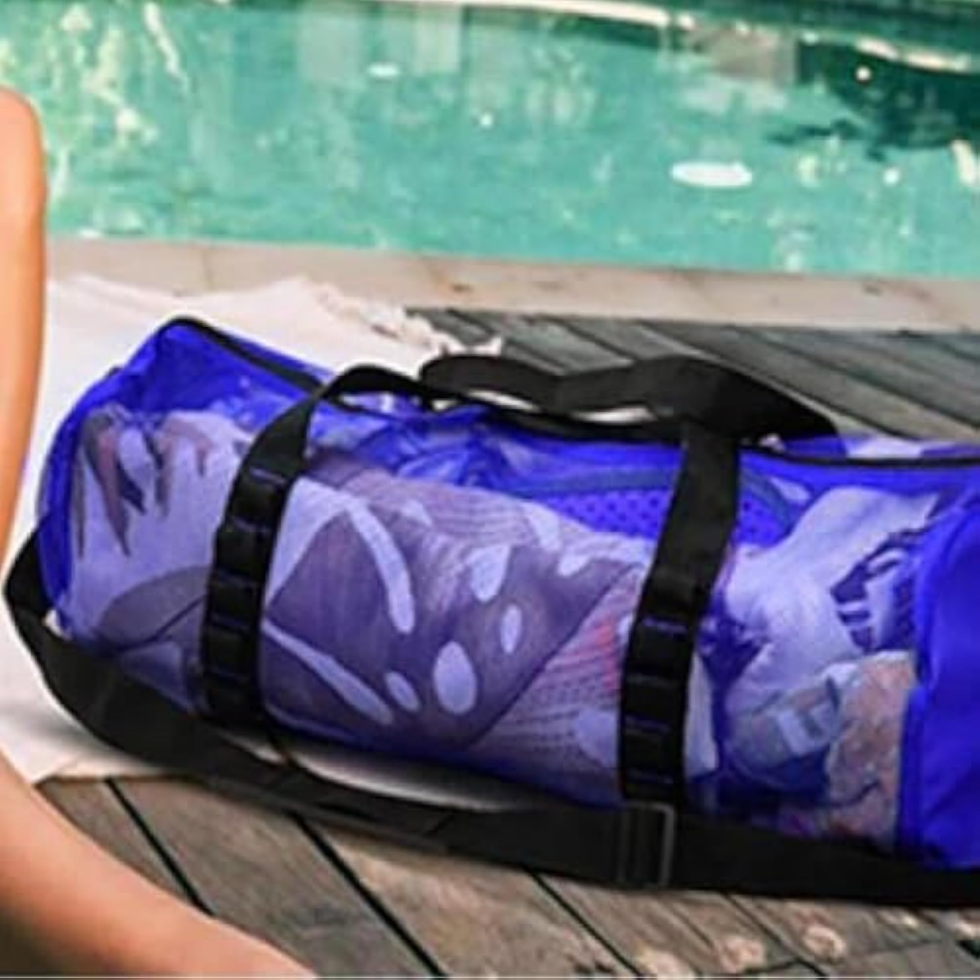 Mesh Duffle Bag, Breathable Travel Bag for Diving and Surfing