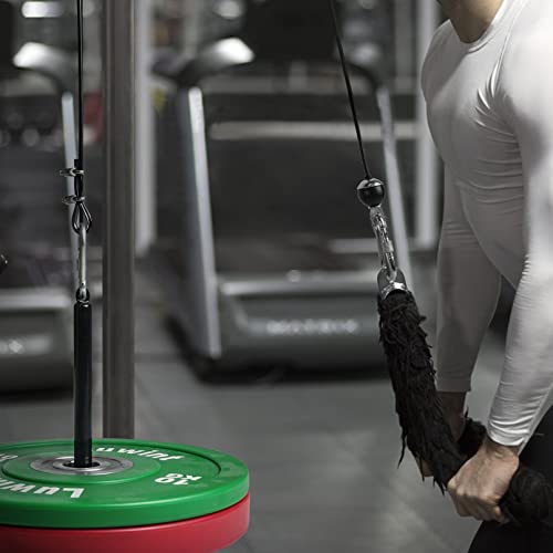 Luwint 6mm Gym Cable Replacement, 157’’ Adjustable Pulley Cable with Stopper Ball & Installation Kit, 440 lbs Capacity Steel Rope for LAT Pulldown Home Gym Machine DIY Pulley System Accessories by Luwint - Image 7