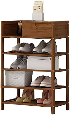 シューズラック 木製 玄関用シューズ棚 積み重ね可能 自立式 シューズラック スリッパ スニーカー ブーツ用 収納オーガナイザー 廊