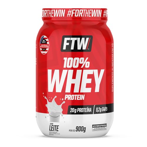 FTW 100% Whey Protein Concentrado Suplemento Alimentar em Pó com Fonte de Proteína do Soro... FTW 100% Whey Protein Concentrado Suplemento Alimentar em Pó com Fonte de Proteína do Soro...