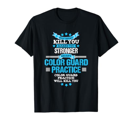 Color Guard Tshirt Gift Funny Marching Band Flags T-Shirt