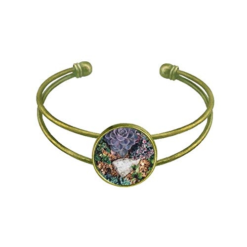 Bracelet jonc rétro fleur pour sublimer une robe d'été ou un look bohème