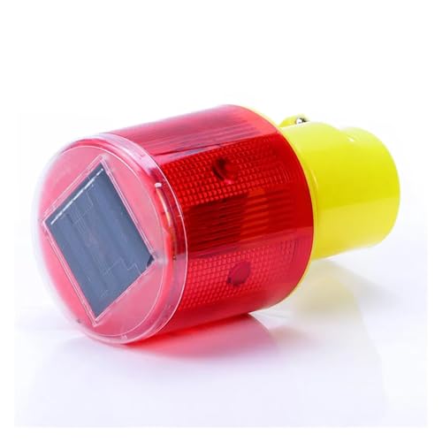 Feu d'avertissement solaire à LED étanche pour balisage extérieur 05 - 5