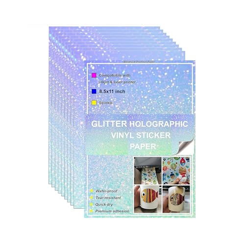 Papier vinyle autocollant holographique pour stickers