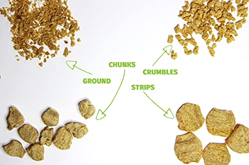 Plant Basics - Hearty Plant Protein - Unflavored Crumbles, 8 Oz, Made From Peas, Non-Gmo, Gluten Free, Low Fat, Low Sodium, Vegan, Meat Substitute #TOP6