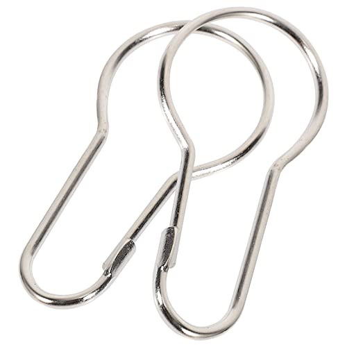 Anillos de cortina de ducha de hierro con clips lote de 300 unidades para baño 6