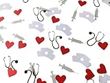 Nursing Confetti - Nursing Graduation Confetti - Nurse Confetti - Nursing Graduation Party Decor - RN Decor - Stethoscope Decor - Medical Confetti - Nurse Retirement Party - 200 pieces