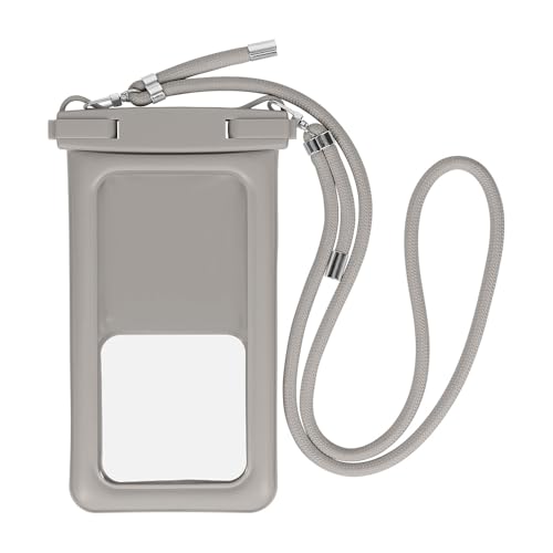 オウルテック 防水ケース 水に浮く ニュアンスカラー 完全防塵・防水 IP68取得 ラテグレージュ OWL-WPCSP10R-GY