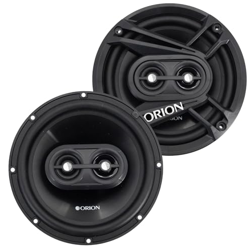 ORION Cobalt Series CB653 6.5" 3-Way Coaxial Car Speakers for Car Audio, Enhance Sound Quality & Bass (Pair)  
ORION Cob