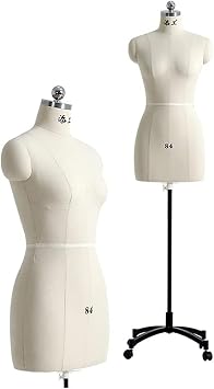 Mannequin Body Female,Dress Form Sewing Mannequin Torso Sewing Plus Size Female Mannequins, Women Tailor Dummy for Dress Forms/Clothing Display/Cutting and Draping Practice Model, Magnetic Shoulders