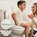 Jool Baby Potty Training Seat for Boys and Girls With Handles, Fits Round & Oval Toilets, Non-Slip with Splash Guard, Includes Free Storage Hook (Aqua)