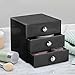 iDesign Plastic 3-Drawer Jewelry Box, Compact Storage Organization Drawers Set for Cosmetics, Dental Supplies, Hair Care, Bathroom, Office, Dorm, Desk, Countertop, 6.5