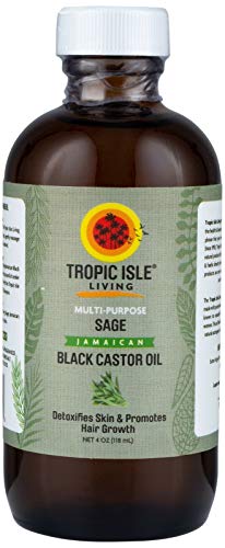 Jamaican Black Castor Oil with Sage 4 Oz by Tropic Isle Living