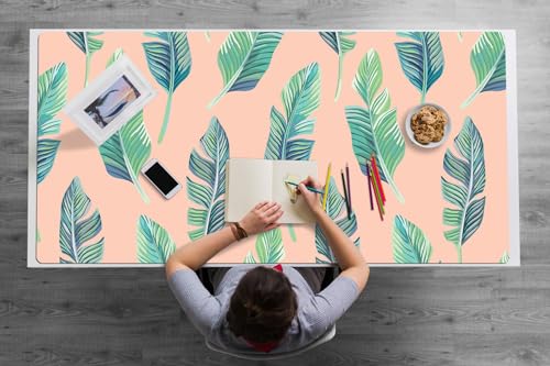 Tapis de bureau antidérapant 120x60 cm imperméable et facile à nettoyer