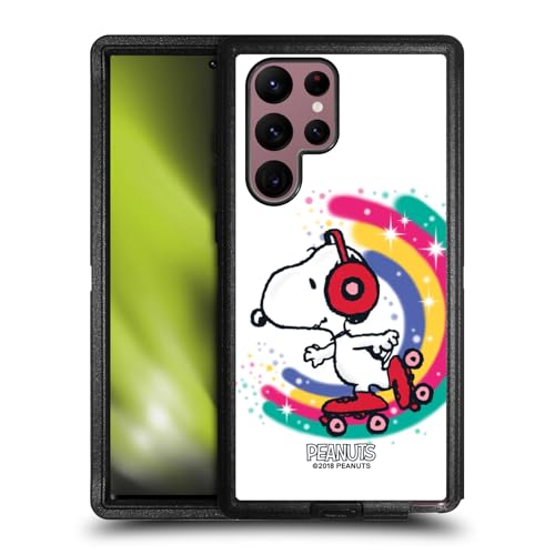 Coque Samsung Galaxy S22 Ultra 5G antichoc - Étui blindé Peanuts Snoopy coloré