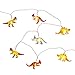 Lights4fun, Inc. 12 Dinosaur Battery Operated LED Indoor Kids Bedroom String Lights