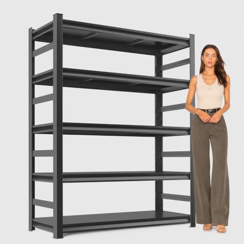 Metal Garage Shelving Unit, Heavy Duty 5-Tier...