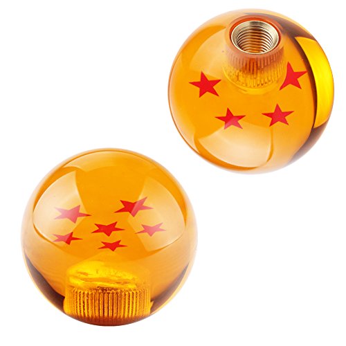 Dewhel 54Mm Dbz Manual Gear Shift Shifter Knob Jdm 4 5 6 Speed 7 Star Round Universal Fit For Honda Acura Mazda Mitsubishi Nissan Infiniti Lexus Toyota Scion Brz Hyundai Ford Etc #TOP1