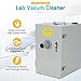 LVCHEN Dental Lab Grinding Vacuum Cleaner Single-Row Digital Dust Collector 110V 370W Silent Vacuum Dust Extractor for Laboratory