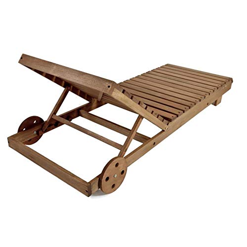 Espreguiçadeira Chaise Longue Taj Madeira Maciça