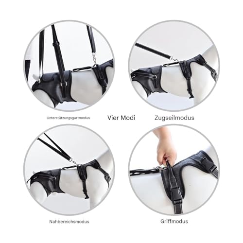 Harnais de levage pour chien handicapé et sangle de transport réglable mobile