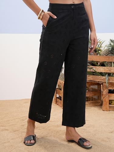 Image of Vishudh Women's Tailored Trouser | Sleek & Comfortable Pants for Work or Leisure