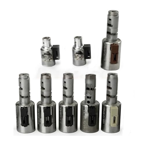 1Set 8Pcs 09G TF60-SN TF60SN Automatic Transmission Gearbox Valve Body Small Shift Solenoid Set Compatible With VW Golf Passat Compatible With SKODA Car Accessories
