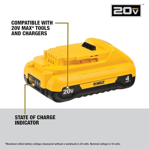 Image of DEWALT 20V MAX 4 Ah Lithium Ion Battery 2-Pack (DCB240-2)