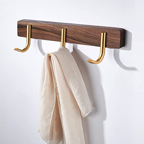 Percheros para Colgar Abrigos Wall Mounted Coat Rack Multi Hook Wall Hook Retro Metal Clothes Hanger Locker for Kitchen Bathroom Bedroom Corridor Perchero para Colgar Bolsas(5 Hooks) - Image 6