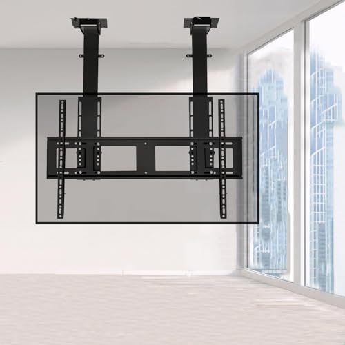 Lcd-Tv-Bodenständer - Elektrische Tv-Deckenhalterung, Teleskop-Tv-Ständer, Höhenverstellbarer Tv-Ständer, Passend Für 55-120 Zoll Motorisierte Tv-Ständer, Dual-Mode-Steuerung, Tragkraft 130 Kg, Leich