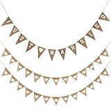 hochzeit dekoration ideen 1pcs Just Married Sackleinen Banner +2pcs Wimpelkette Hochzeit Vintage sackleinen deko Girlande Herz. 2.8M/1pcs.