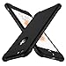 ORETech iPhone 6 Case, iPhone 6s Case, with [2X Tempered Glass Screen Protector] 360° Full Body Heavy Duty Shockproof Anti-Scratch Rubber Silicone Case for iPhone 6/6s 4.7 inch -Black