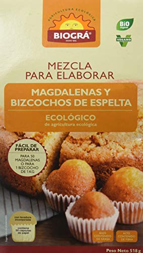 Biográ Mezcla Para Hacer Magdalenas Y Bizcocho 510G Biogr Biográ 300 G