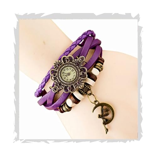 Spiffy Armbanduhr im Vintage- Stil für Damen, Uhr für Damen, Uhr für Mädchen, stilvoll, Damenuhren mit Markenlogo