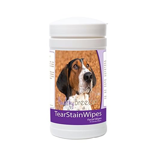 Healthy Breeds Treeing Walker Coonhound Tear Stain Wipes 70 Count