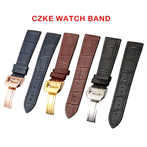 Bracelet cuir alligator pour montre IWC Pilot Portofino en 20mm et 22mm silicone