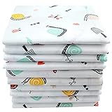 Extremadamente absorbente: la tela es de doble tejido y cosido en el borde con overlock para que los paños no se deshilachen. Así, los paños de gasa absorben considerablemente más líquido que las toallas tradicionales.