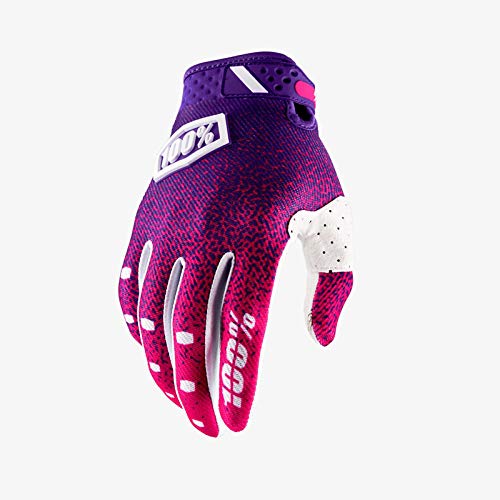Gants De Cyclisme,Gants De Cyclisme À La Mode Et Aux Doigts Complets Gants De Vélo De Montagne avec Coussin Anti-Dérapant Gants Absorbant Les Chocs,Gants VTT Respirants pour Hommes Femmes,Violet,S Cover