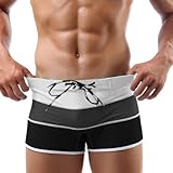 Baleaf Men's Fashion Gradient Color Swimwear