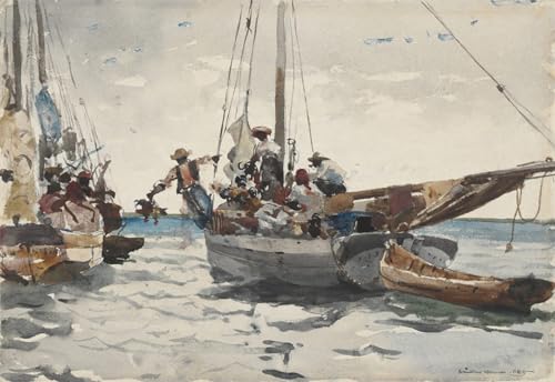 Toile Winslow Homer Nassau 60x90cm haute définition d'art