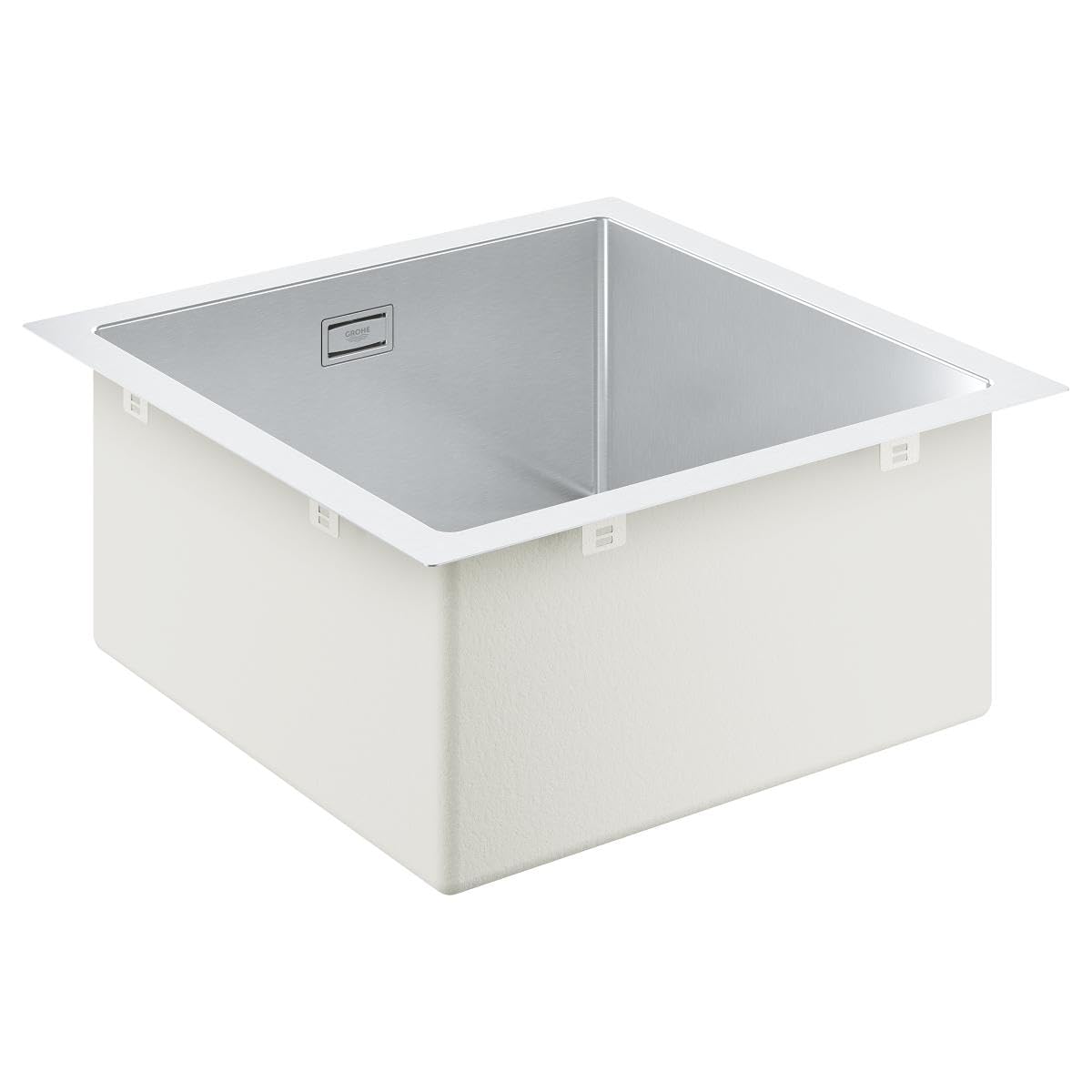 K700 Stainless Steel Kitchen Sink, Flush-Mounted, with Overflow, 464x464mm, 31578SD1